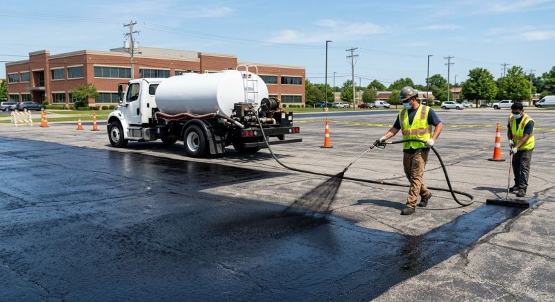 Lot Sealcoating in Grand Rapids, MI