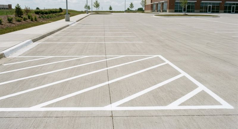 Parking Lot Painting in Roswell, GA