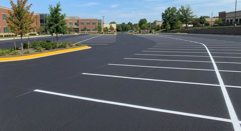 Parking Lot Painting in Suwanee, GA