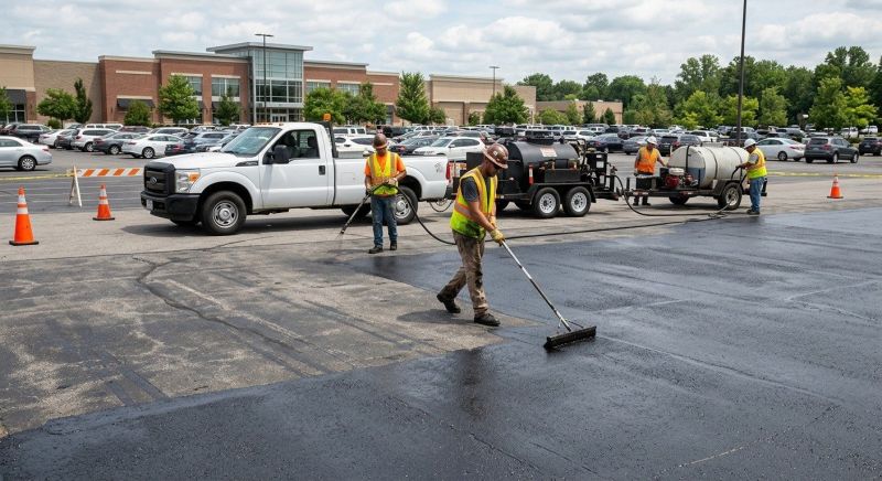Parking Lot Resurfacing in Greenville, SC