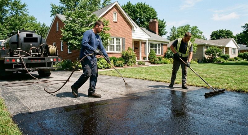 Blacktop Driveway Sealing in Fort Myers, FL