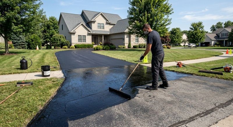 Residential Driveway Sealcoating in Sarasota, FL
